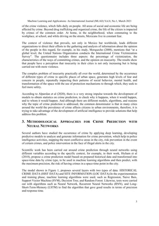 Artificial Intelligence Models for Crime Prediction in Urban Spaces | PDF