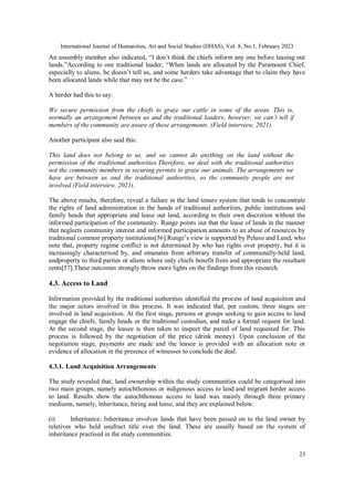 LAND OWNERSHIP RIGHTS AND ACCESS TO FARMLANDS BY FARMERS AND HERDERS IN ...