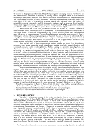 Novel maternal risk factors for preeclampsia prediction using machine ...