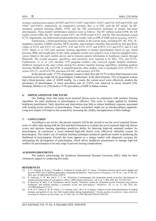 Novel maternal risk factors for preeclampsia prediction using machine ...