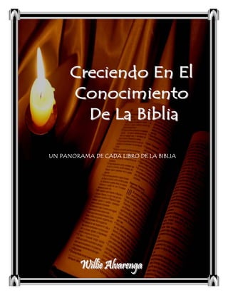 UN PANORAMA DE CADA LIBRO DE LA BIBLIA
 