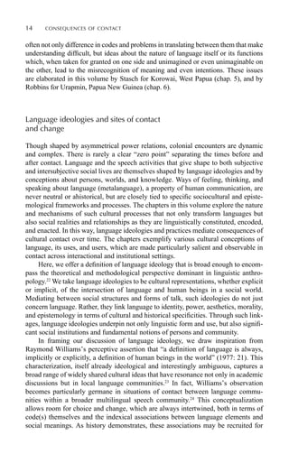 Consequences Of Contact Language Ideologies And Sociocultural ...