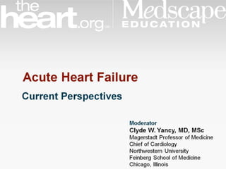 Acute Heart Failure Current Perspectives