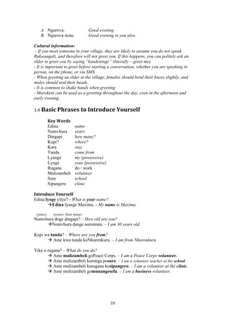 Rukwangali Language Manual | PDF