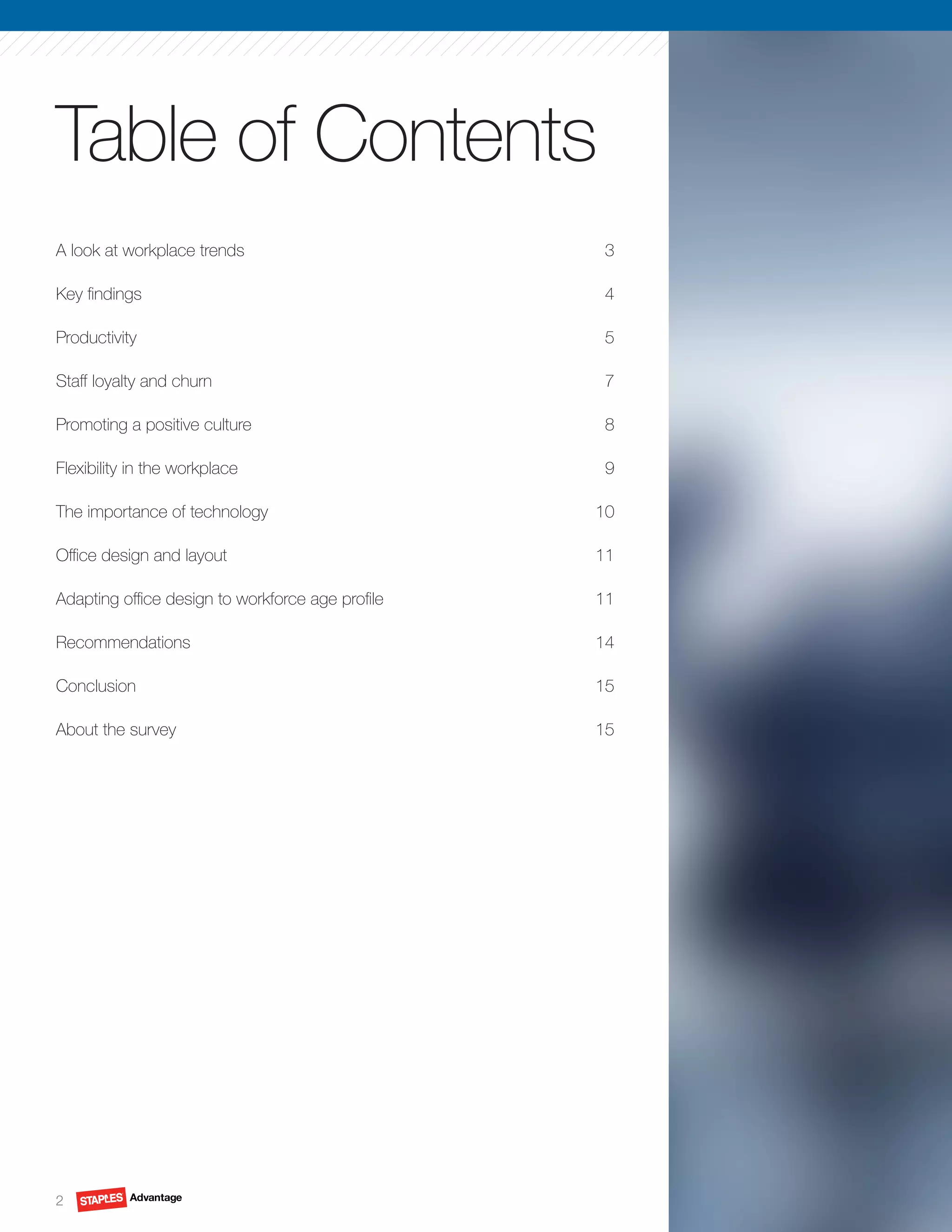 Staples Advantage 2015 Workplace Index PDF