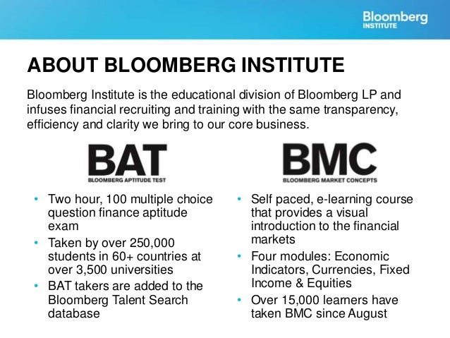 bloomberg market concepts