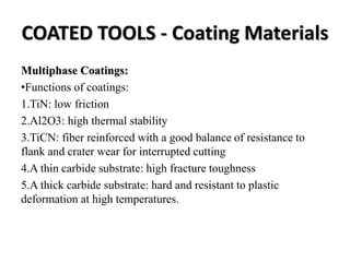 CUTTING TOOL SELECTION | PPT