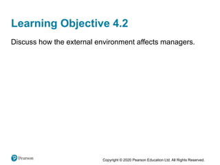 Objective 4 Chapter 4. (four) - Management environment | PPTX