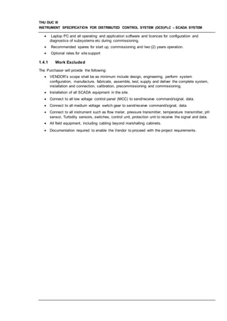 Scada Specification 815.301 scada specification rev0 | DOC
