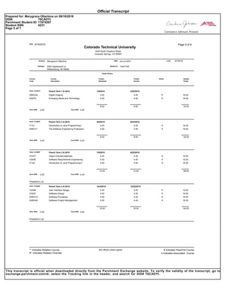 CTU Transcript | PDF