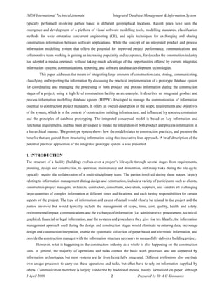 Integrated Information System for Construction Operations | DOC