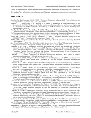 Integrated Information System for Construction Operations | DOC