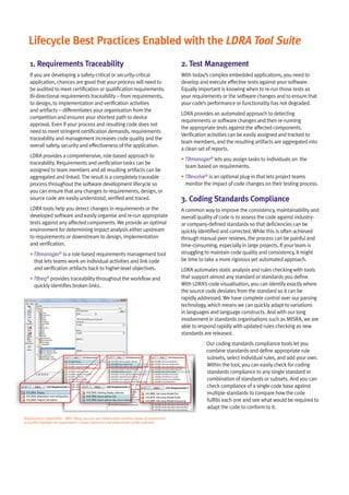LDRA Product Brochure v9.0 | PDF