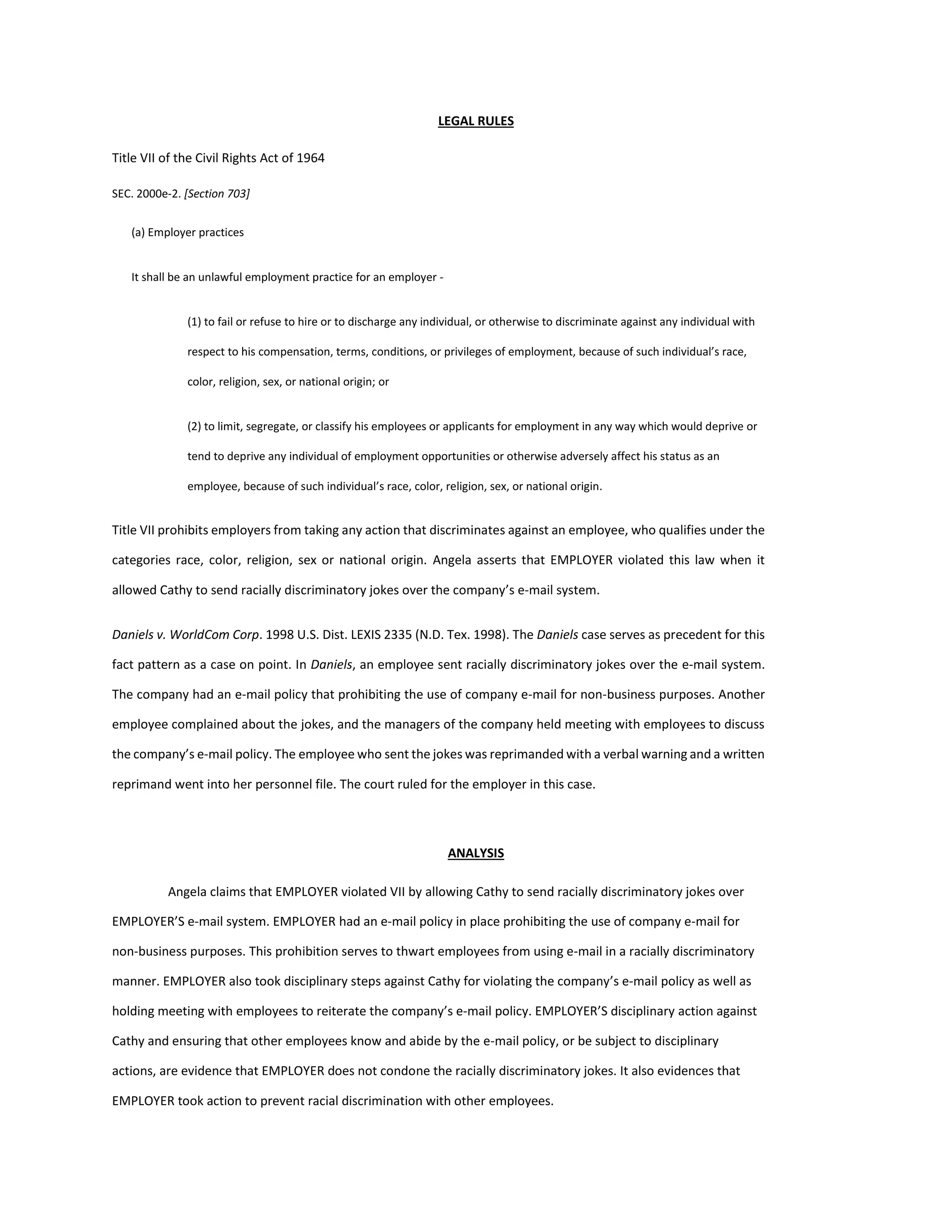 Fact Pattern Analysis | PDF | Debated Sensitive Social Issues ...