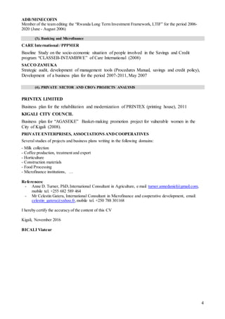 Viateur CV updated_ NOV2016_English | PDF