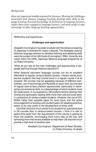 Language Learning In Distance Education Cynthia White | PDF