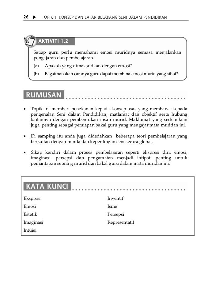 Seni Dalam Pendidikan OUM Note Topik-1-konsep-dan-latar ...