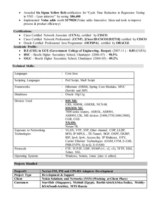 Karthikeyan Krishnan_5.0_Years_NMS_EMS_Application Developer | PDF
