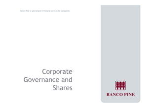 Corporate 
Governance and 
Shares 
 