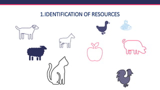 1.IDENTIFICATION OF RESOURCES
 