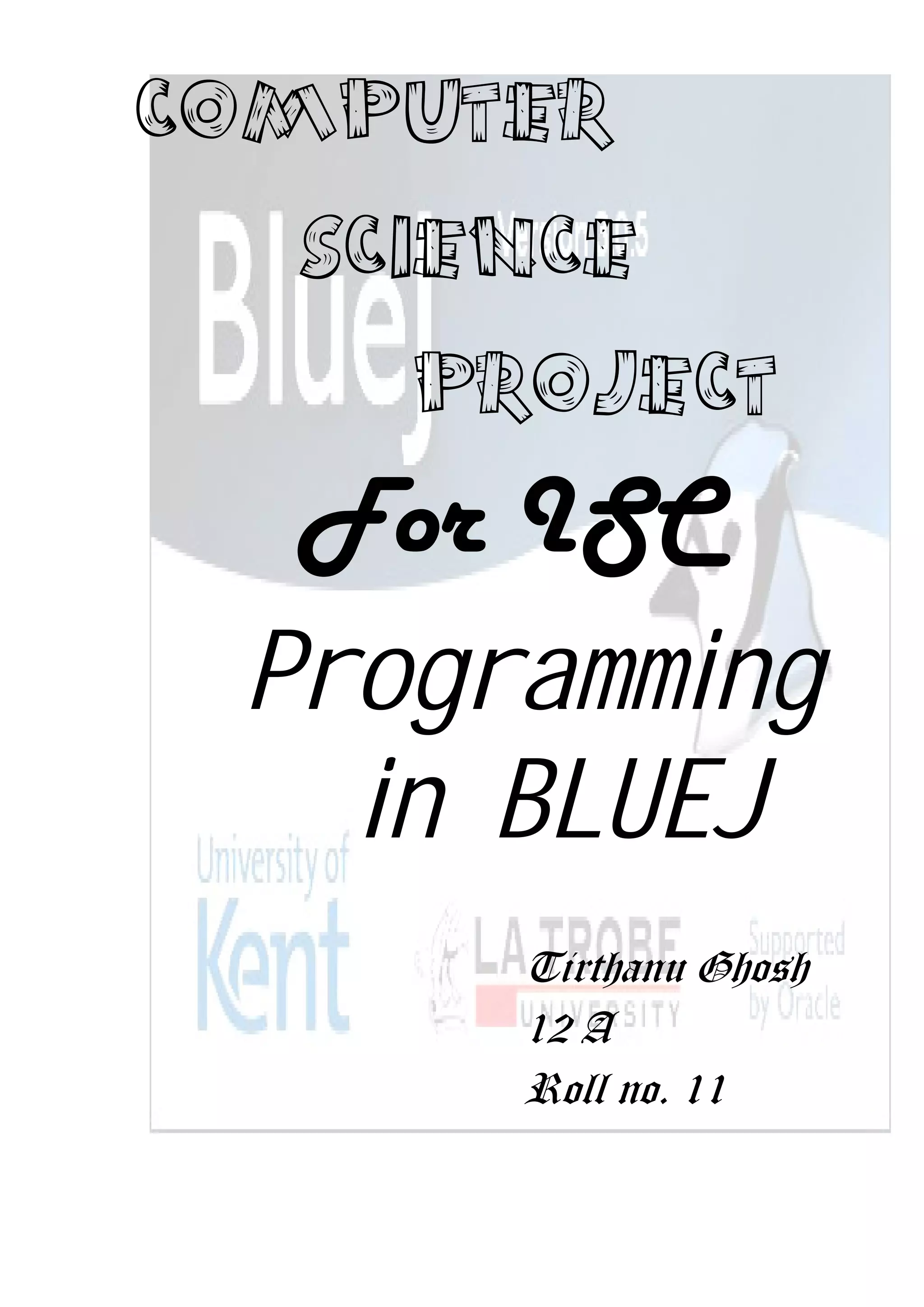 81818088 isc-class-xii-computer-science-project-java-programs | PDF ...