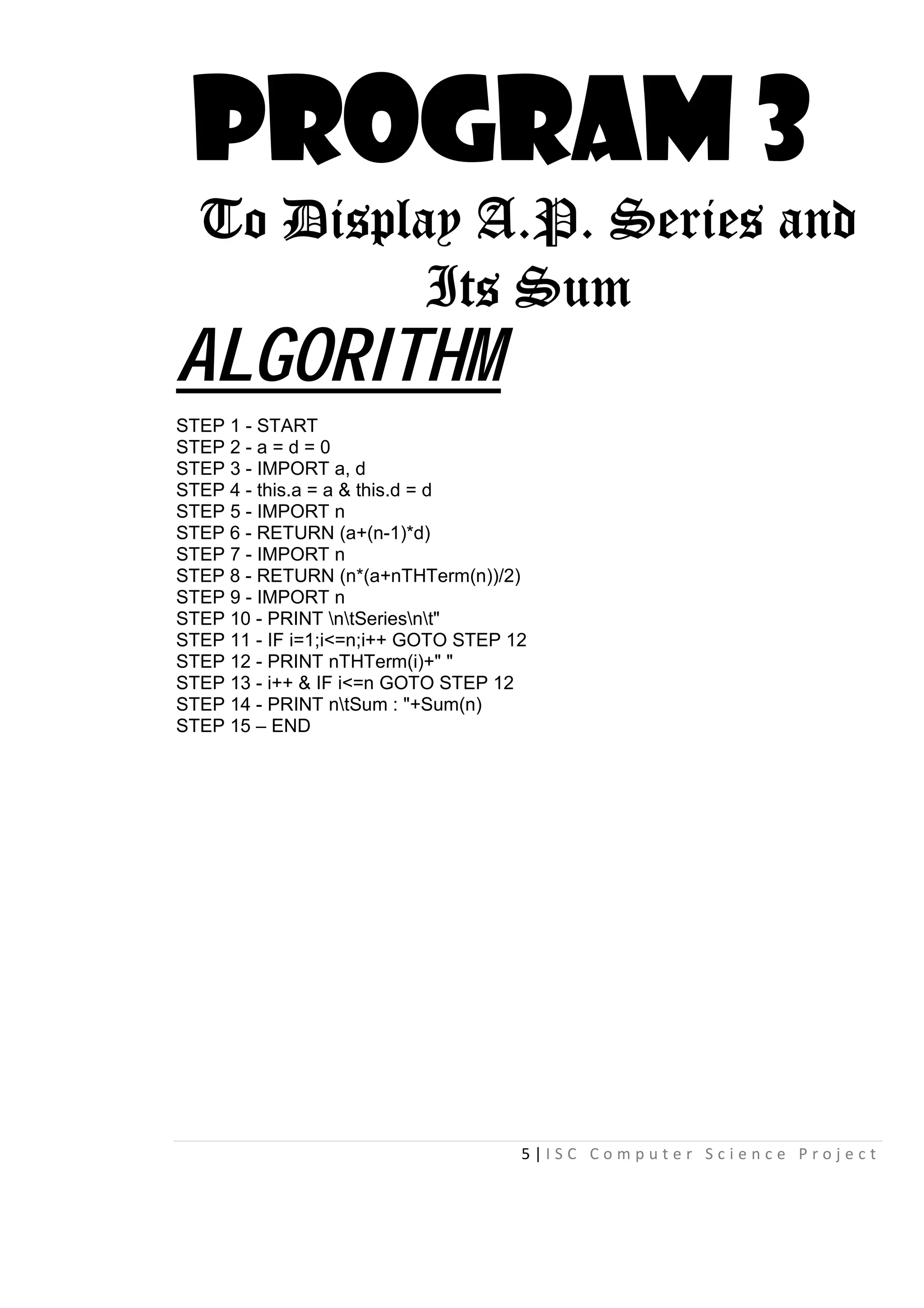 81818088 isc-class-xii-computer-science-project-java-programs | PDF ...