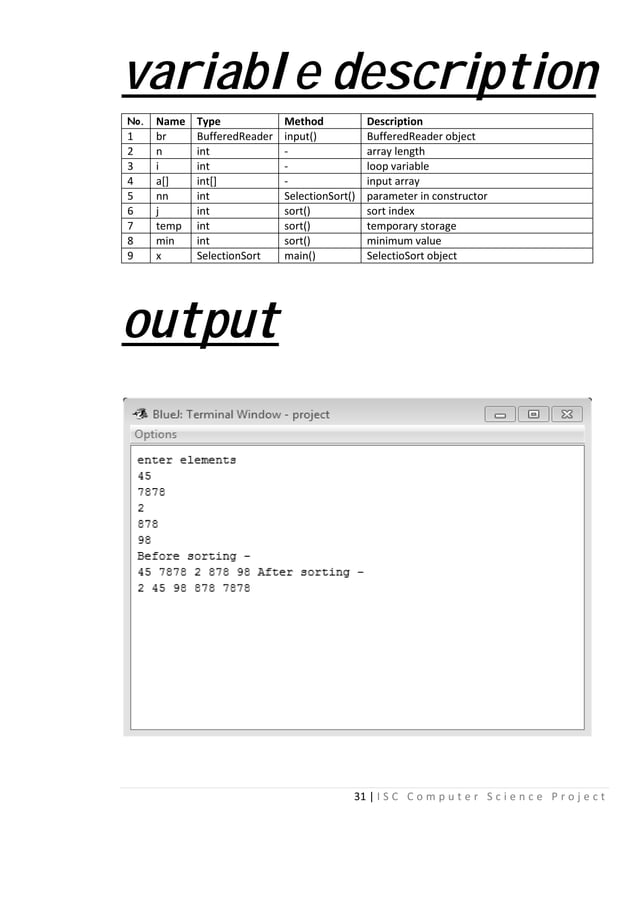 81818088 isc-class-xii-computer-science-project-java-programs | PDF ...