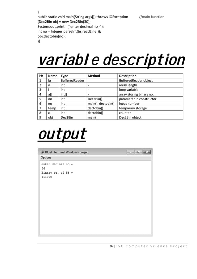 81818088 isc-class-xii-computer-science-project-java-programs | PDF ...