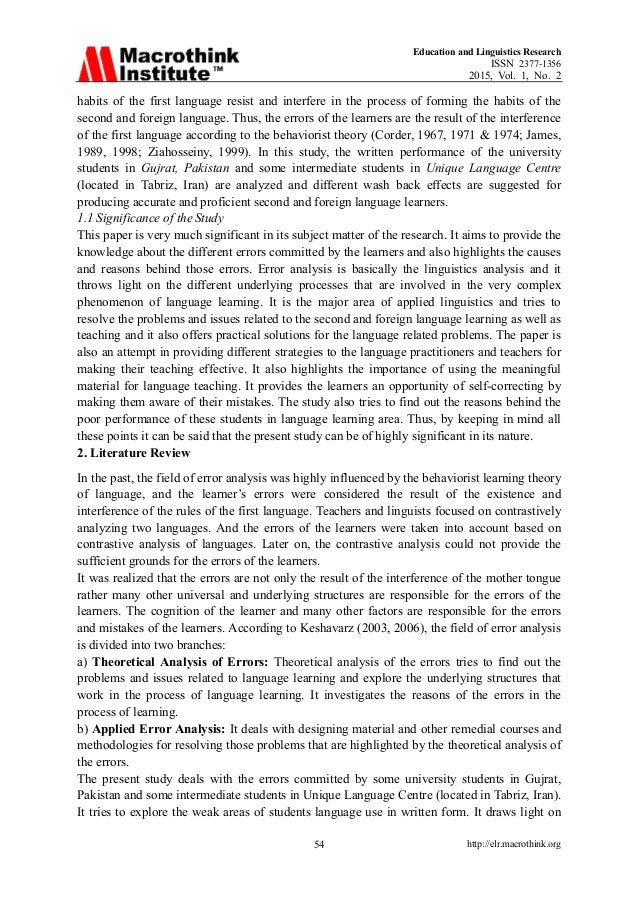 details of a research paper surveying
