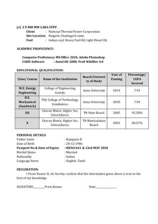 Rotating Equipment Engineer | DOCX