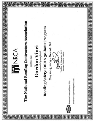 code enforcement  certif 