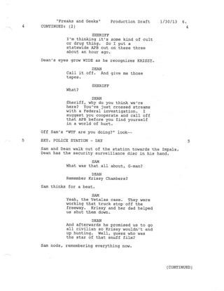 8.18 Freaks and Geeks  Production draft