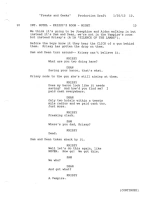8.18 Freaks and Geeks  Production draft