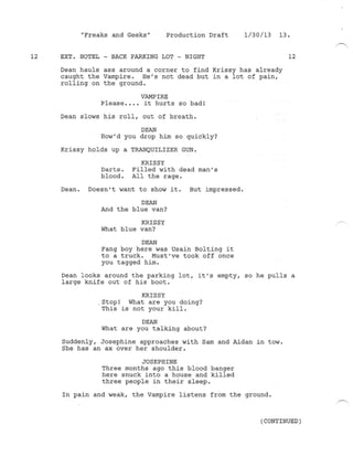 8.18 Freaks and Geeks  Production draft