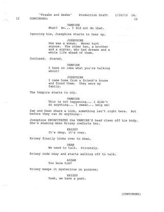8.18 Freaks and Geeks  Production draft