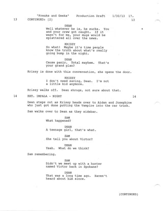 8.18 Freaks and Geeks  Production draft