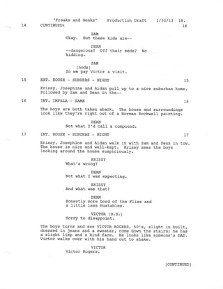 8.18 Freaks and Geeks  Production draft