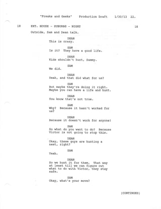 8.18 Freaks and Geeks  Production draft