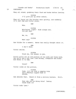 8.18 Freaks and Geeks  Production draft