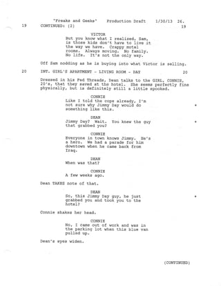 8.18 Freaks and Geeks  Production draft