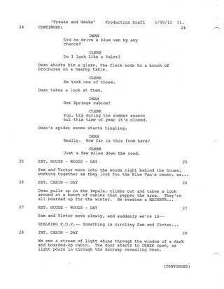 8.18 Freaks and Geeks  Production draft