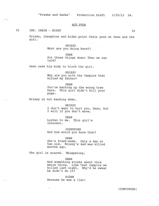 8.18 Freaks and Geeks  Production draft