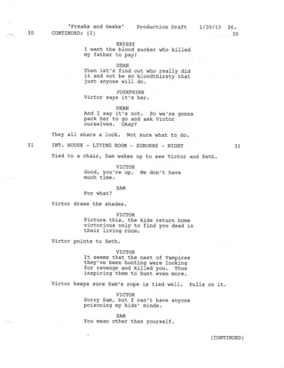 8.18 Freaks and Geeks  Production draft