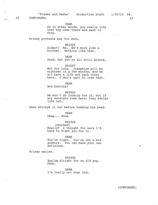 8.18 Freaks and Geeks  Production draft