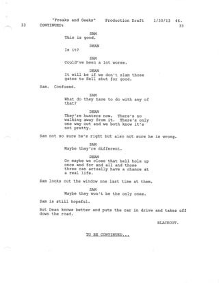8.18 Freaks and Geeks  Production draft