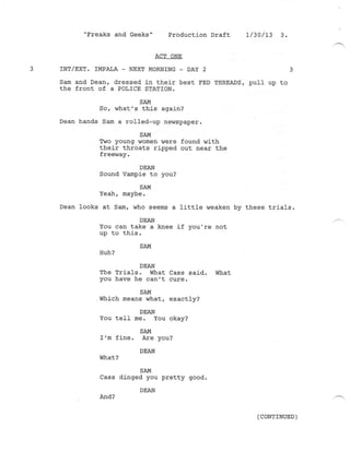 8.18 Freaks and Geeks  Production draft