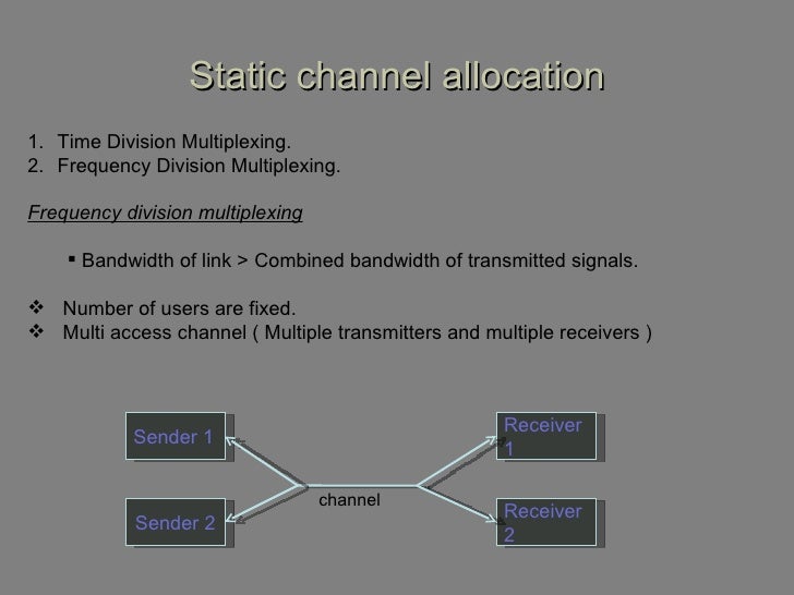 819 Static Channel Allocation