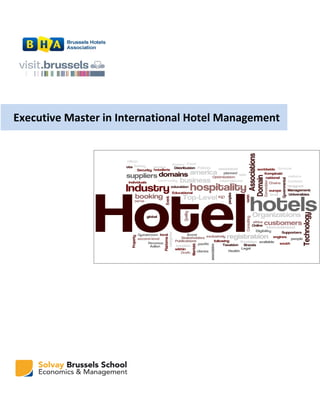 Executive Master in International Hotel Management
 