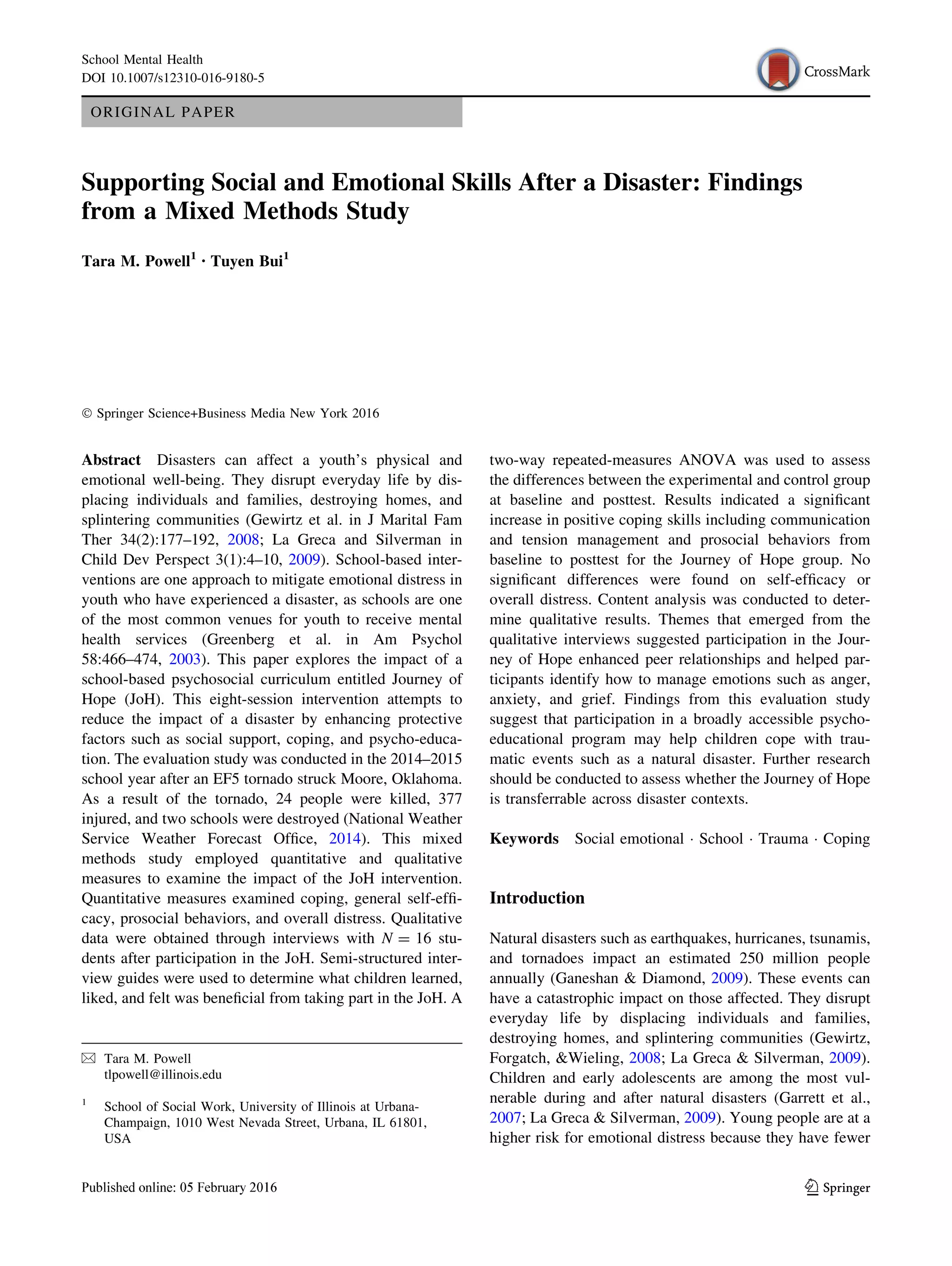 School Mental Health | PDF