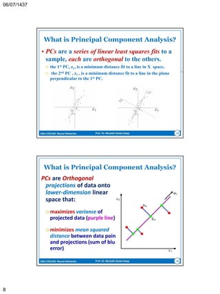 Neural Networks: Principal Component Analysis (PCA) | PDF